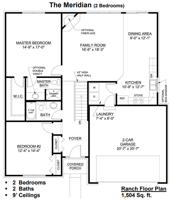 <b>2 Bedroom</b>